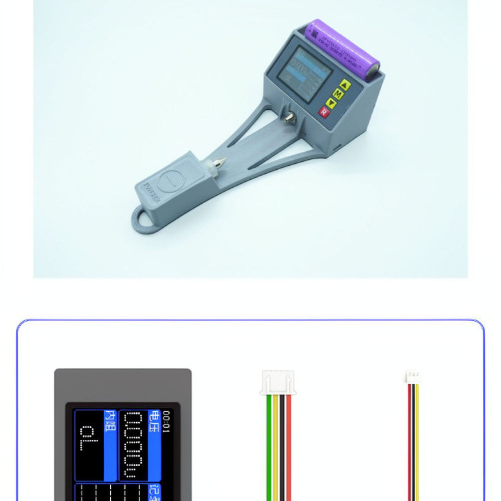 Battery Internal Resistance Tester Four Wire - Efficiënte batterijinterne weerstand- en spanningsmeter, vierdraads