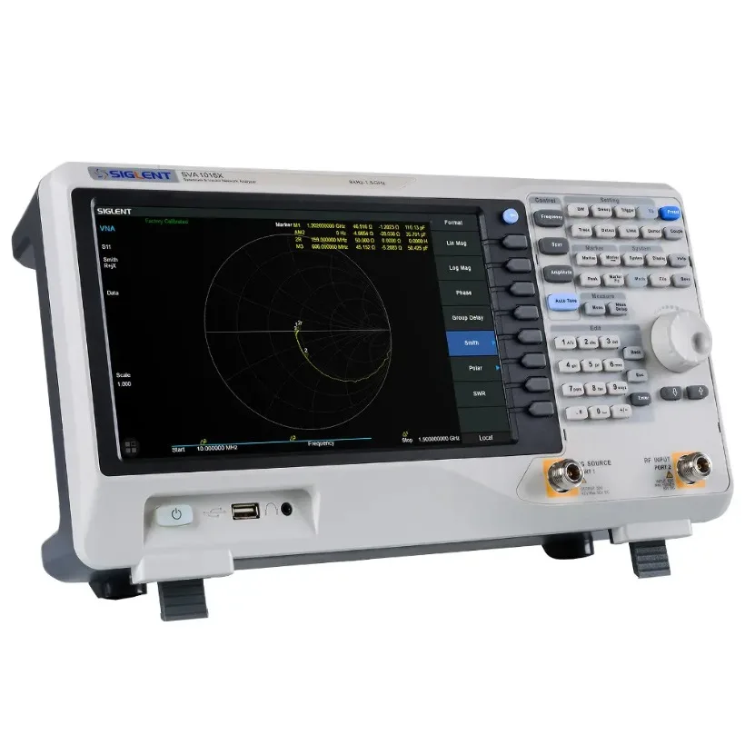 Spectrum Analyzer Tracking Generator 1.5Ghz - SIGLENT SVA1015X Touchscreen-display Digitale spectrumanalysator 9kHz-1,5GHz
