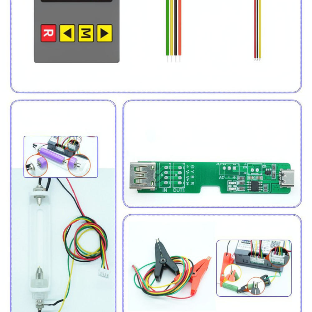 Batterij interne weerstand en  - Battery Internal Resistance Tester Four Wire recensie en prijs