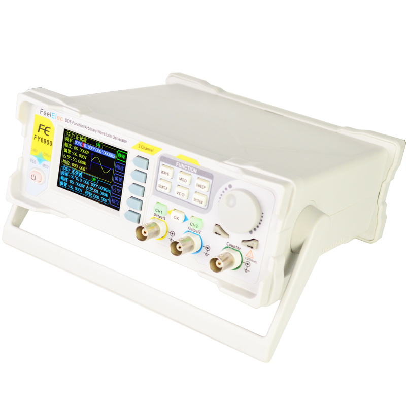 FY6900 Dubbelkanaals DDS Funct - Dual Channel Arbitrary Waveform Function Generator 60Mhz recensie en prijs