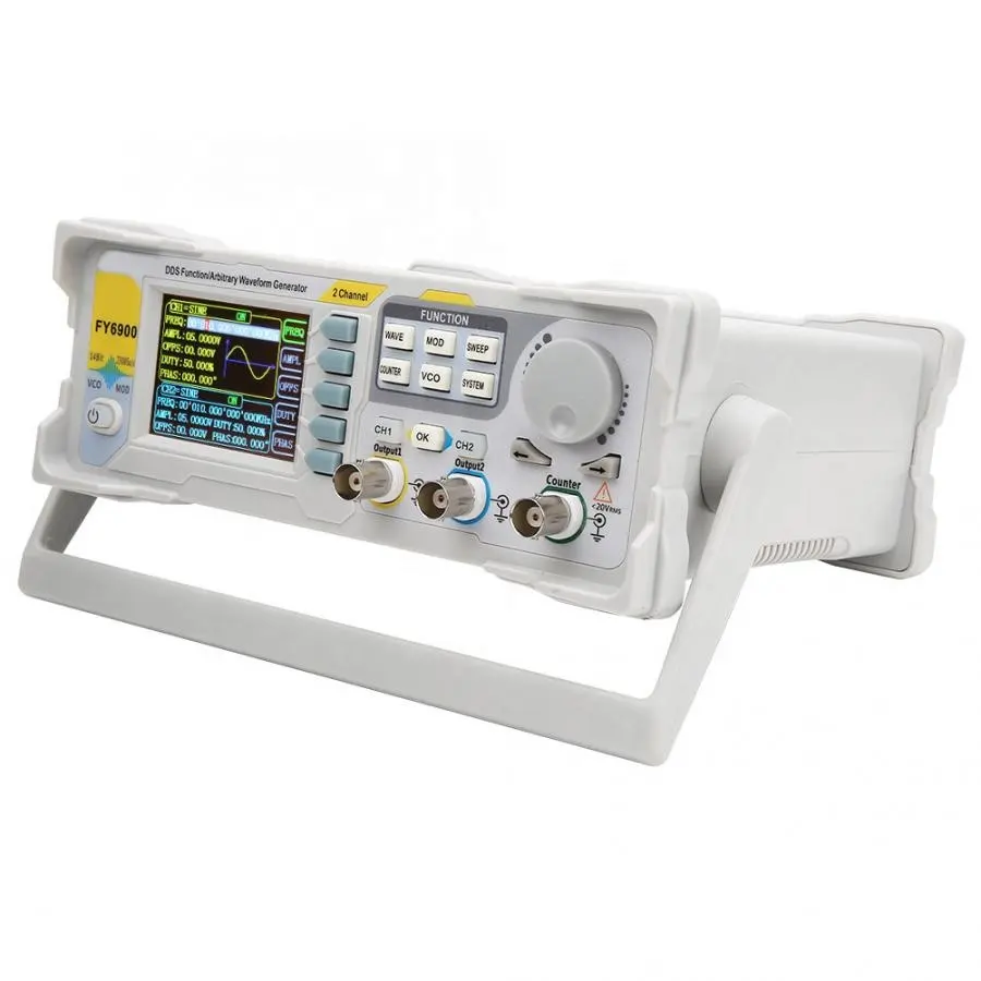 FY6900 Dubbelkanaals DDS Funct - Dual Channel Arbitrary Waveform Function Generator 60Mhz recensie en prijs
