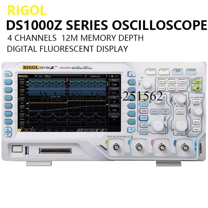Wmwmnu voor digitale opslagosc - Digital Storage Oscilloscope 4 Channel 100Mhz recensie en prijs