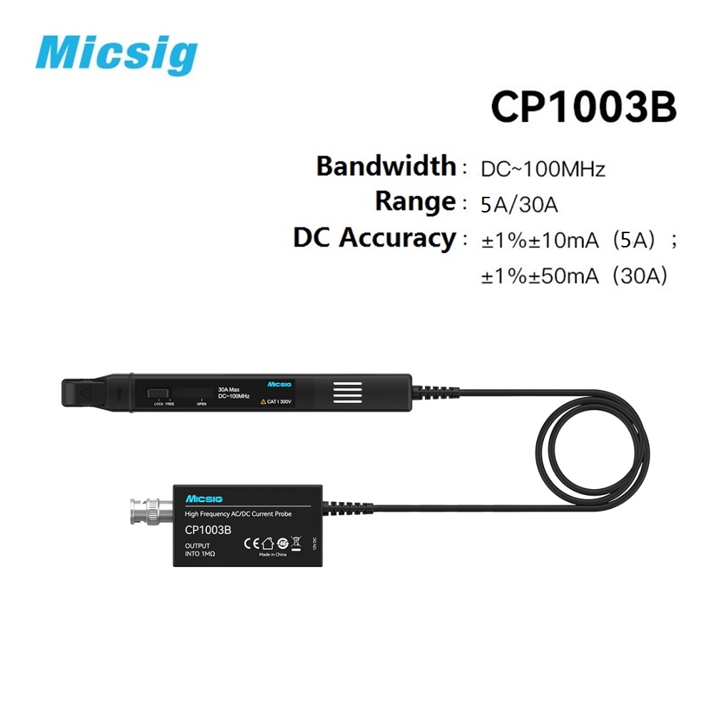 Micsig Hoge Frequentie CP1003B - Current Probe Ac Dc 50Mhz Oscilloscope recensie en prijs