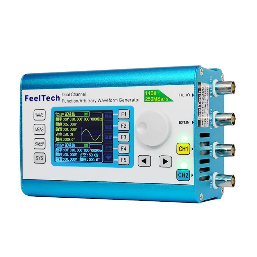 FY2300H-serie DDS-functie will - Dual Channel Arbitrary Waveform Function Generator 60Mhz recensie en prijs