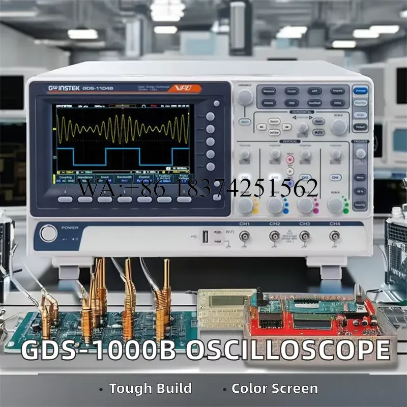 Wmwmnu voor GDS-1104B, een dig - Digital Storage Oscilloscope 4 Channel 100Mhz recensie en prijs