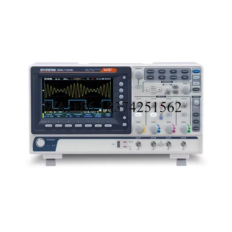 Wmwmnu voor GDS-1104B, een dig - Digital Storage Oscilloscope 4 Channel 100Mhz recensie en prijs