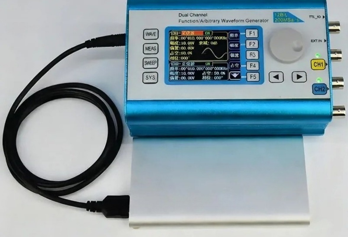 Voor Dual-Channel DDS-functie  - Dual Channel Arbitrary Waveform Function Generator 60Mhz recensie en prijs